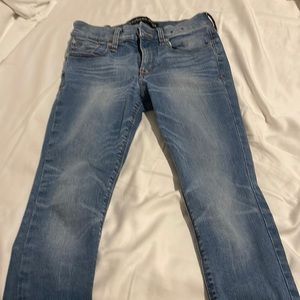 Express denim mid rise legging